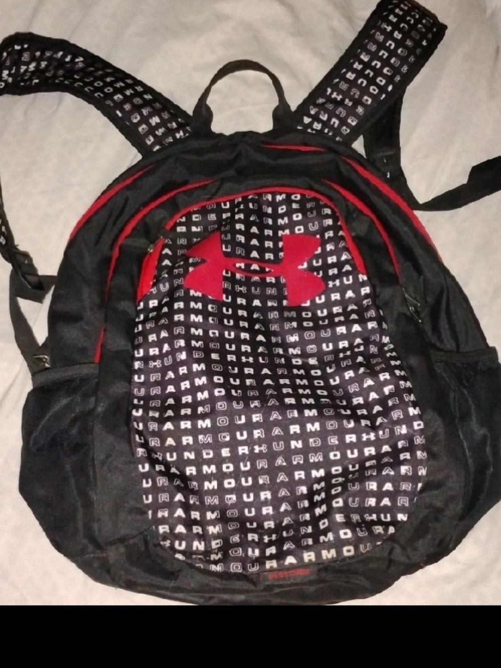 Under Armour Men's Black and Red Backpack